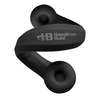 Hamiltonbuhl Flex-Phones™ Indestructible Foam Headphones, Black KIDS-BLK